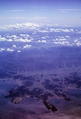 Aerial view of Korea
