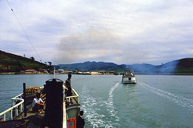 boat trip Chin do to Mokpo