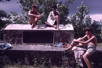 Stevenson's grave, Mt. Vaia