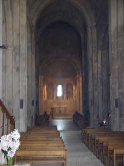 interior towards altar