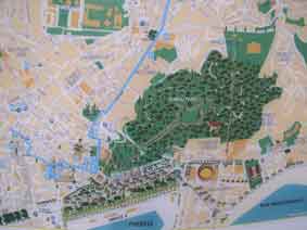 map of downtown Malaga