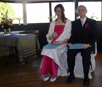 start of the ceremony
