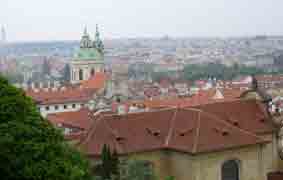 Prague from the castle