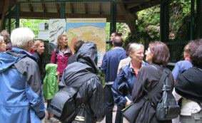 group at visitors centre
