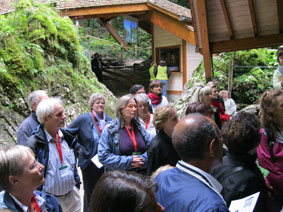 group at visitors centre