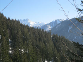 view of the Alps