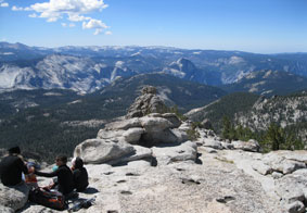 view from Mount Hoffman, Half Dome