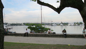 yacht harbour at Flamengo Park