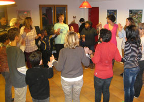 Breton folkdancing