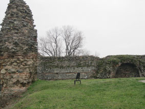 Roman wall, corner