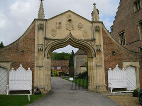 Madingley Hall gate