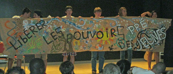 Junior youth banner
