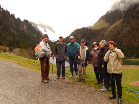 group on second hike