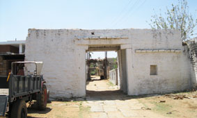CK Pura gate to walled compound