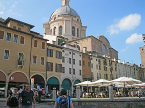 Piazza Erbe and Basilica dome