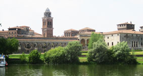 Mantova from lake