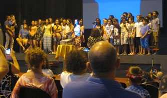 junior youth singing