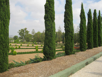 gardens at Bahji