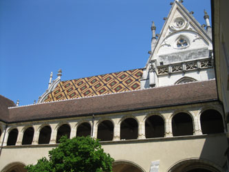 church roof from cloister