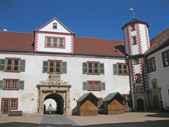 Schloss WIlhelmsburg first courtyard