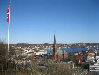 view over Arendal