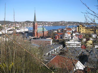 view over Arendal