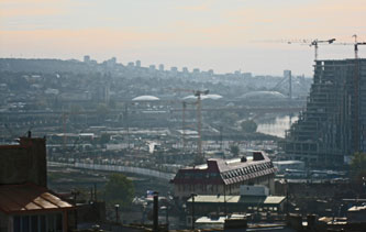 Belgrade from my hotel