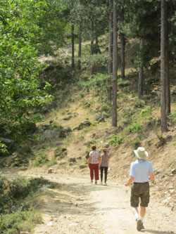 Hiking behind Krupnik