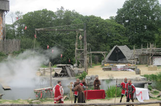 viking attack on medieval village