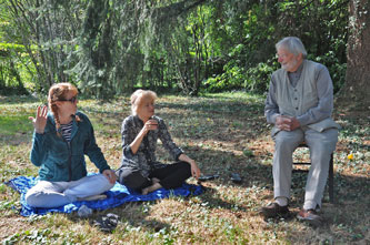 meeting in the park