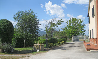 entrance and driveway