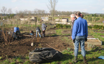 Vinkhuyzen family in the garden