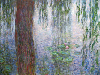 Monet waterlilies detail