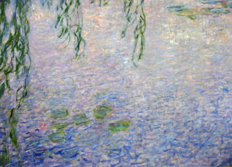 Monet waterlilies detail