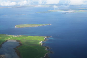 Orkneys from the air