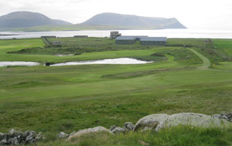 Scapa Flow and golf course
